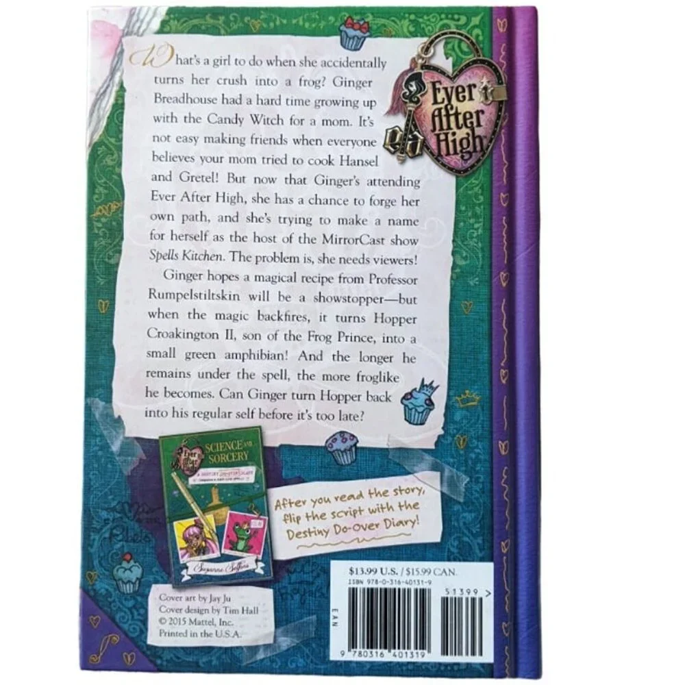 EVER AFTER HIGH A School Story 2 Kiss and Spell Reading Age 9-12 year NEW